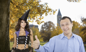 “Hot, Single 19 Year Old, Down For Hand Stuff” Costume Really Popular Among Divorced Dads
